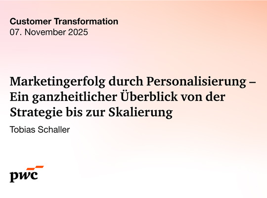 Marketingerfolg durch Personalisierung